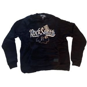 Rocksmith Sweatshirt Mens Size Small Black White New‎ Ninja